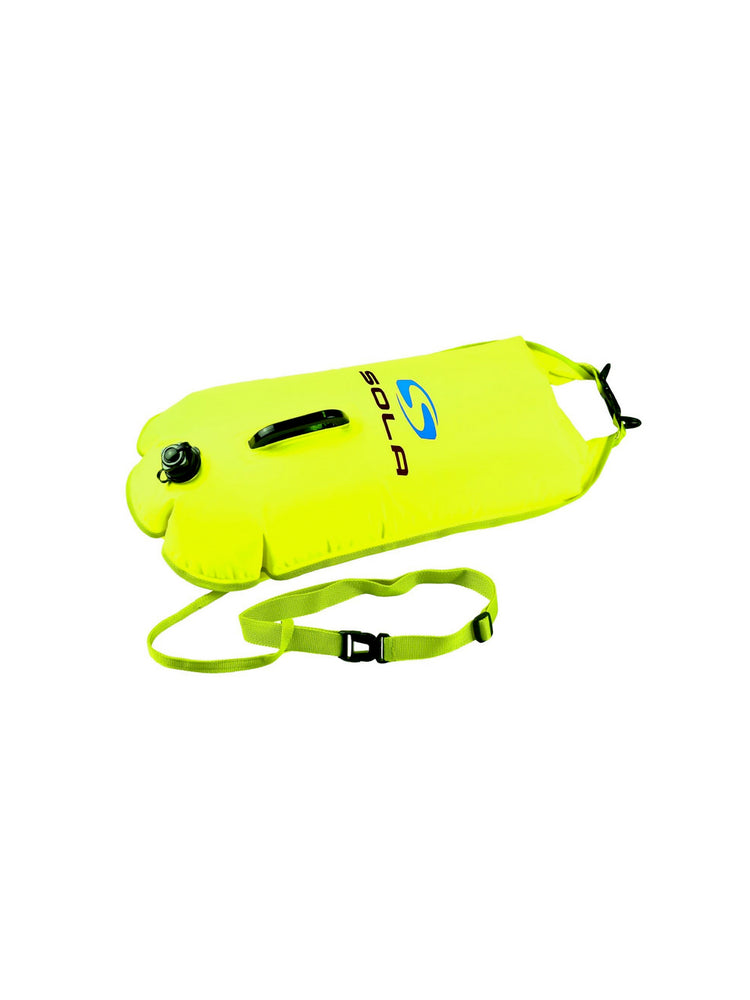 Sola Inflatable Dry Swim Buoy Green 28l Swim buoy