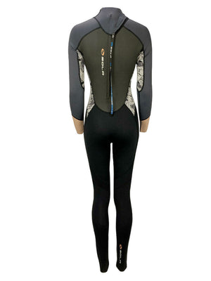 
                  
                    Load image into Gallery viewer, Sola Womens Ignite 3/2mm Wetsuit - Grey Floral - 2023 Womens summer wetsuits
                  
                