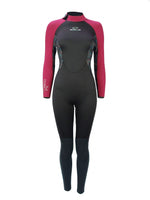 Sola Womens Star 5/4MM Wetsuit - Black Burgandy - 2024 Womens winter wetsuits