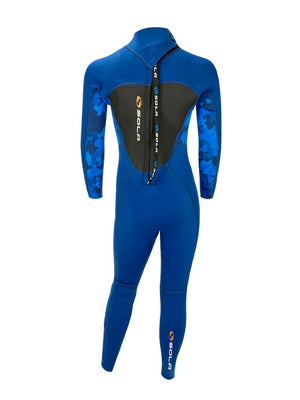 
                  
                    Load image into Gallery viewer, Sola Storm 3/2mm Kids Wetsuit - Blue Camo - 2024 Kids summer wetsuits
                  
                