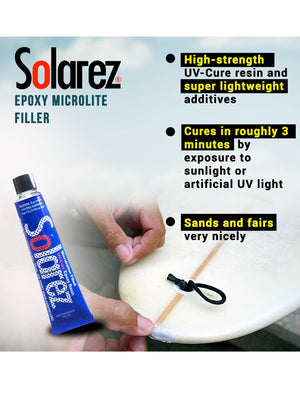 
                  
                    Load image into Gallery viewer, SOLAREZ 1oz MICROLITE EPOXY FILLER SURF ACCESSORIES
                  
                