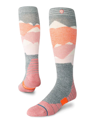 
                  
                    Load image into Gallery viewer, STANCE LONELY PEAKS SNOWBOARD SOCKS - DUSTY ROSE DUSTY ROSE SOCKS
                  
                