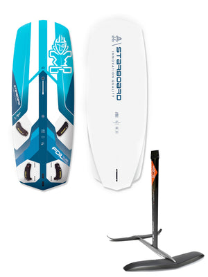 
                  
                    Load image into Gallery viewer, 2022 Starboard Foil Freeride Starlite Carbon Windsurf Foiling Package 125lts Foiling Boards
                  
                