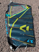 2020 Duotone Super Hero 3.7 m2 Used windsurfing sails