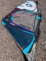 2022 Duotone Super Hero 3.7 m2 white/turquise Used windsurfing sails