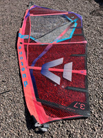2023 Duotone Super Hero 3.7 m2 (window panel) Used windsurfing sails