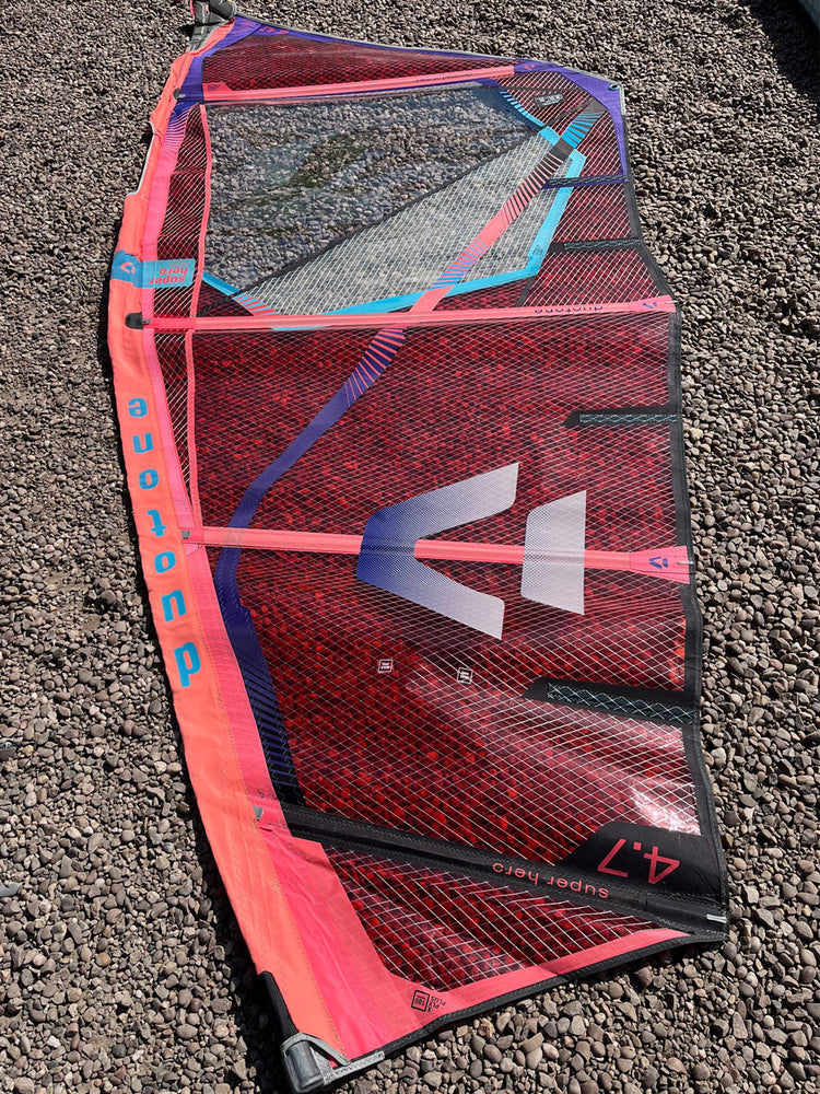 2023 Duotone Super Hero 4.7 m2 (window panel) Used windsurfing sails