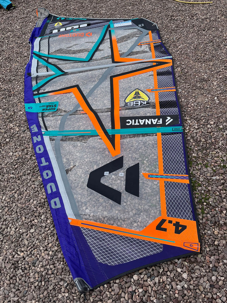 2021 Duotone Super Star Stargazer edition 4.7 m2 Used windsurfing sails