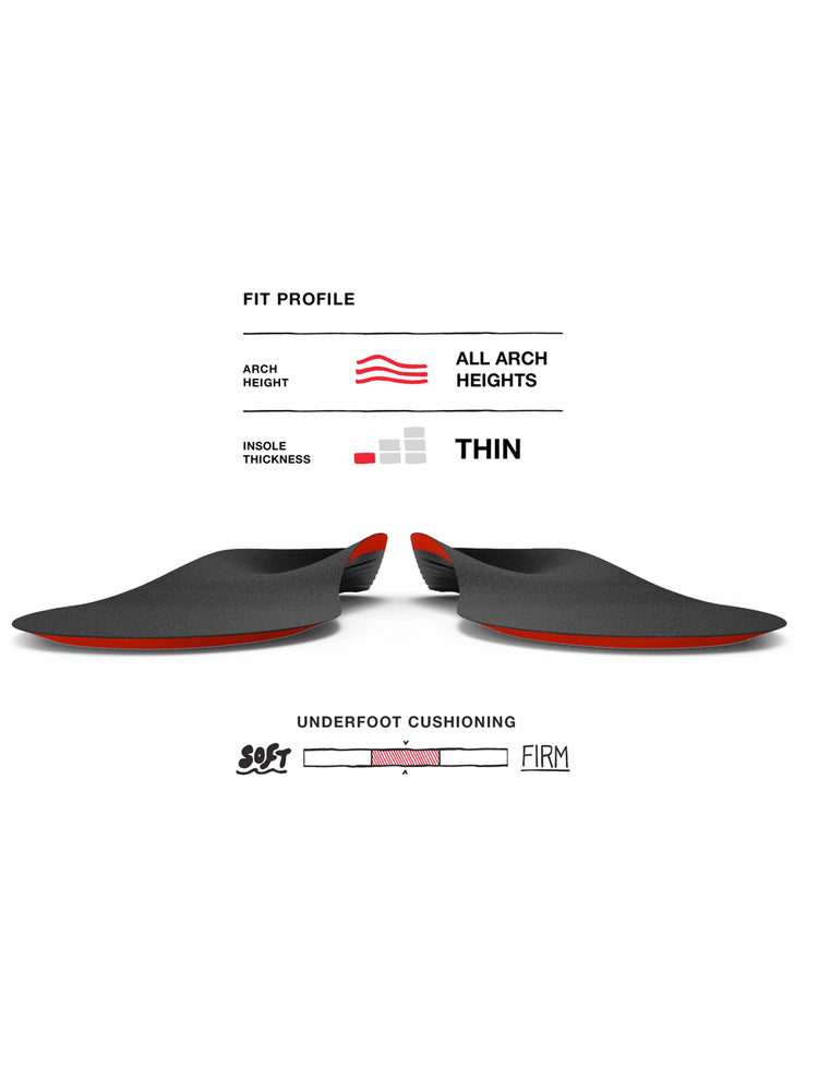 SUPERFEET WINTER THIN SUPPORT INSOLE SNOWBOARD ACCESSORIES