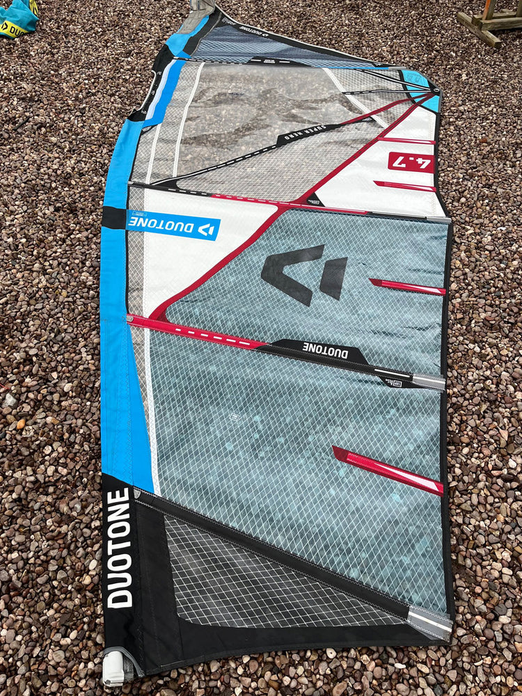 2019 Duotone Super Hero 4.7 m2 Used windsurfing sails