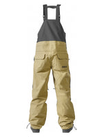 THIRTYTWO BASEMENT BIB SNOWBOARD PANT - BLACK TAN - 2024 SNOWBOARD PANTS