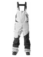 THIRTYTWO DEEP CREEK BIB SNOWBOARD PANT - GREY BLACK - 2024 GREY/BLACK SNOWBOARD PANTS