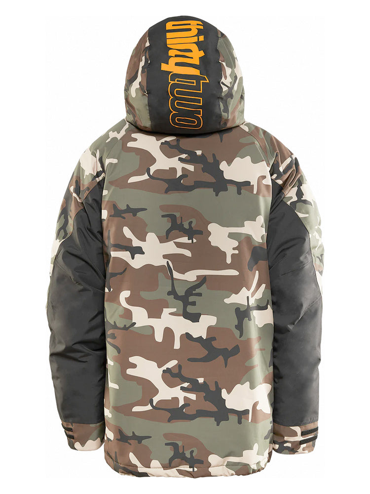 THIRTYTWO LASHED INSULATED SNOWBOARD JACKET - BLACK CAMO - 2024 SNOWBOARD JACKETS