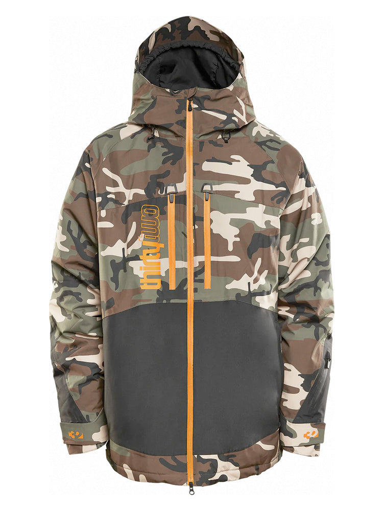 THIRTYTWO LASHED INSULATED SNOWBOARD JACKET - BLACK CAMO - 2024 BLACK/CAMO SNOWBOARD JACKETS