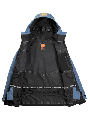 THIRTYTWO TM 3 SNOWBOARD JACKET BLUE BLACK 2024 BOARDWISE Boardwise