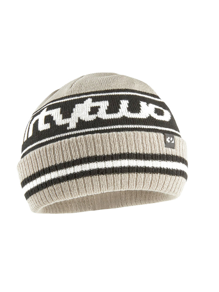 THIRTYTWO DOUBLE BEANIE - BLACK GRAY O S BLACK GRAY BEANIES