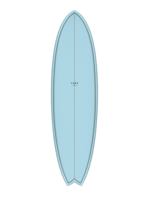 
                  
                    Load image into Gallery viewer, TORQ MOD FISH 6&amp;#39;10&amp;quot; SURFBOARD - BLUE FIBRE PATTERN SURFBOARDS
                  
                