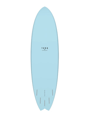 
                  
                    Load image into Gallery viewer, TORQ MOD FISH 6&amp;#39;10&amp;quot; SURFBOARD - BLUE FIBRE PATTERN SURFBOARDS
                  
                