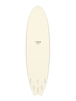 TORQ MOD FISH 6'10" SURFBOARD - CREAM FIBRE PATTERN SURFBOARDS