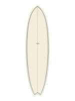 TORQ MOD FISH 6'10" SURFBOARD - CREAM FIBRE PATTERN 6'10" SURFBOARDS
