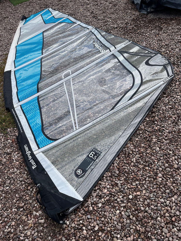 2012 Tushingham Storm Force 6.5 m2 Used windsurfing sails