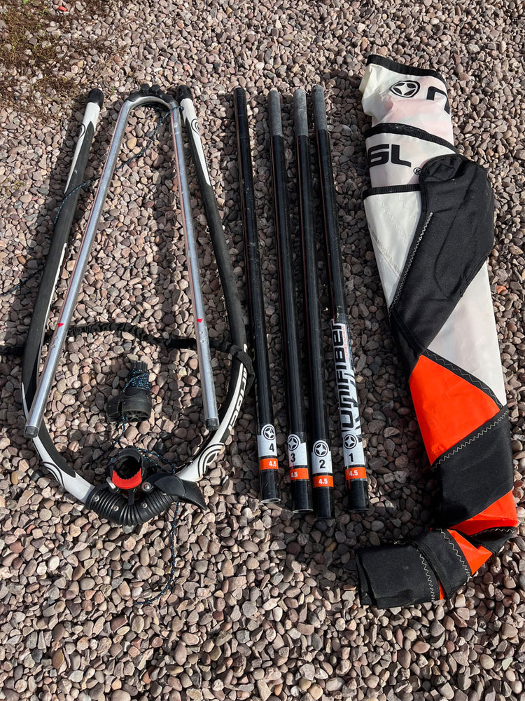 Unifiber Sup windsurf rig 4.5 m2 Used windsurfing sails