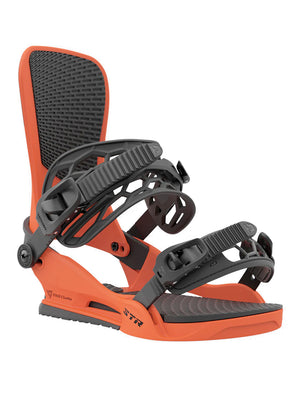 
                  
                    Load image into Gallery viewer, UNION STR SNOWBOARD BINDINGS - HUNTER ORANGE - 2024 HUNTER ORANGE SNOWBOARD BINDINGS
                  
                