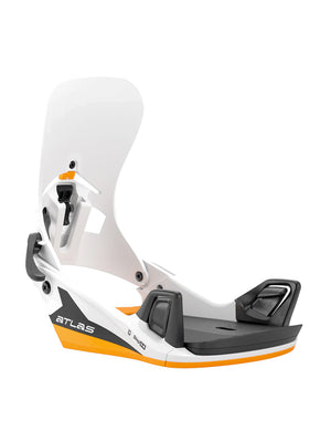 
                  
                    Load image into Gallery viewer, UNION ATLAS STEP ON SNOWBOARD BINDINGS - WHITE/ORANGE - 2026 WHITE ORANGE SNOWBOARD BINDINGS
                  
                