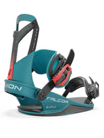 UNION FALCOR SNOWBOARD BINDINGS - TEAL - 2025 SNOWBOARD BINDINGS