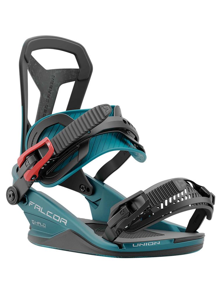 UNION FALCOR SNOWBOARD BINDINGS - TEAL - 2025 TEAL SNOWBOARD BINDINGS