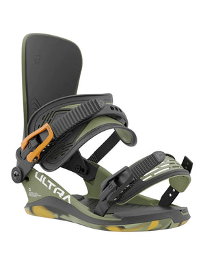 
                  
                    Load image into Gallery viewer, UNION ULTRA SNOWBOARD BINDINGS - ARMY GREEN - 2024 ARMY GREEN SNOWBOARD BINDINGS
                  
                