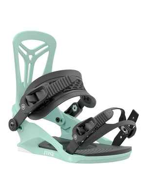 
                  
                    Load image into Gallery viewer, UNION WOMENS ROSA SNOWBOARD BINDINGS - AQUA - 2024 AQUA SNOWBOARD BINDINGS
                  
                