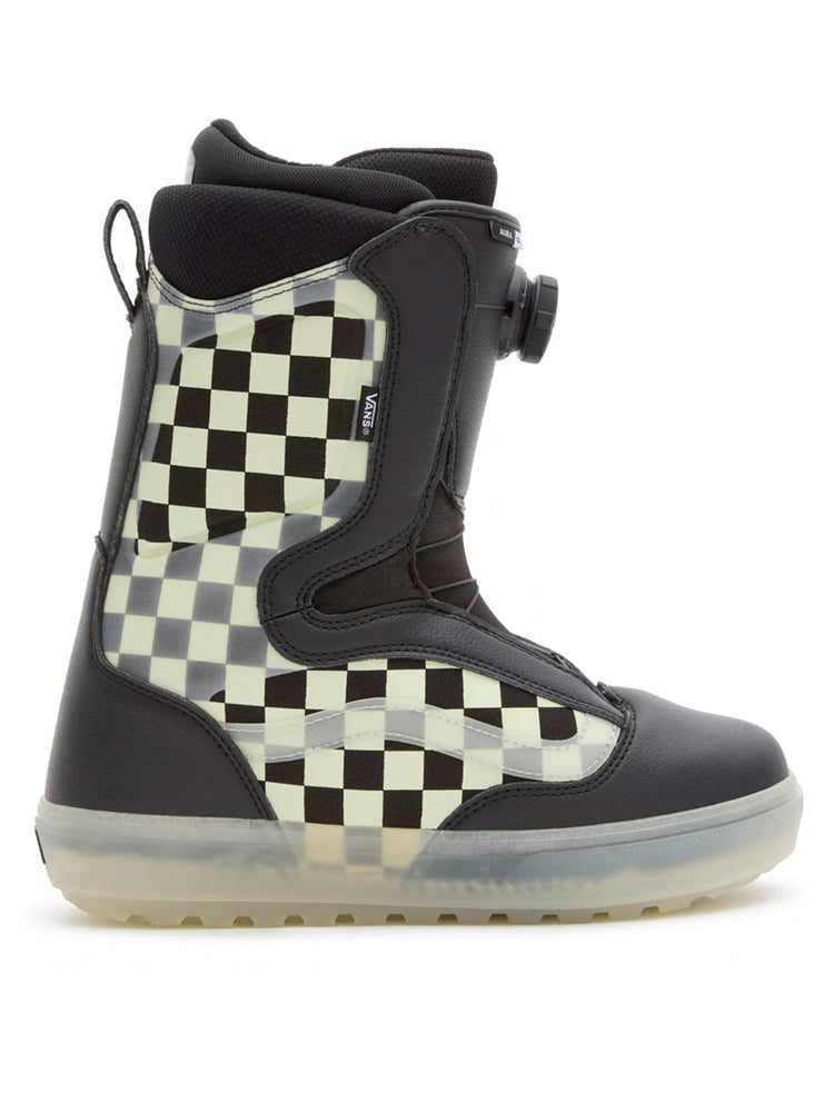 VANS AURA OG SNOWBOARD BOOTS - CHECKERBOARD GLOW - 2024 CHECKERBOARD GLOW SNOWBOARD BOOTS