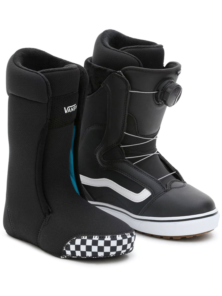 VANS WOMENS ENCORE OG SNOWBOARD BOOTS - BLACK WHITE - 2024 SNOWBOARD BOOTS