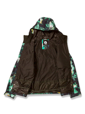 
                  
                    Load image into Gallery viewer, VOLCOM 2836 INSULATED SNOWBOARD JACKET - SPRITZ BLACK - 2024 SNOWBOARD JACKETS
                  
                
