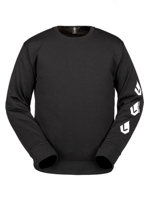 
                  
                    Load image into Gallery viewer, VOLCOM CORE HYDRO CREW - BLACK - 2024 BLACK SWEATERS
                  
                