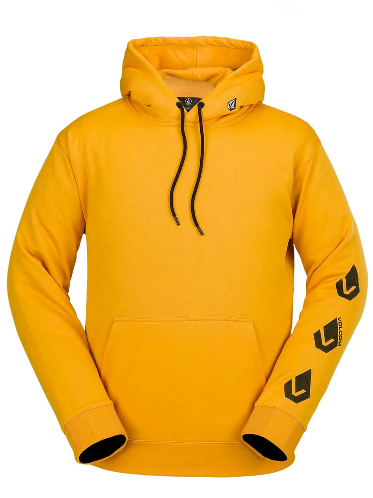 VOLCOM CORE HYDRO FLEECE - GOLD - 2024 GOLD HOODIES