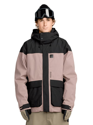 
                  
                    Load image into Gallery viewer, VOLCOM KLEVELAND SNOWBOARD JACKET - MAUVE - 2026 MAUVE SNOWBOARD JACKETS
                  
                