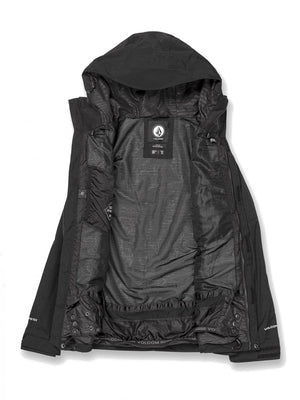 
                  
                    Load image into Gallery viewer, VOLCOM L GORE TEX SNOWBOARD JACKET - BLACK - 2024 SNOWBOARD JACKETS
                  
                