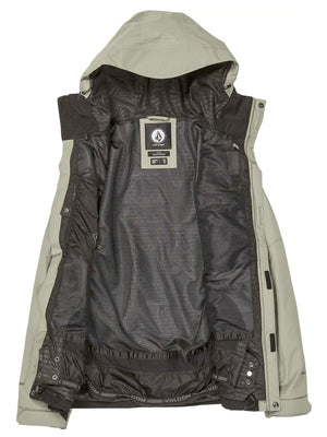 
                  
                    Load image into Gallery viewer, VOLCOM L GORE TEX SNOWBOARD JACKET - LIGHT MILITARY - 2024 SNOWBOARD JACKETS
                  
                