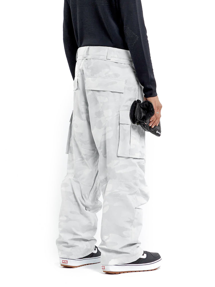 
                  
                    Load image into Gallery viewer, VOLCOM NWRK BAGGY SNOWBOARD PANT - WHITE CAMO - 2024 SNOWBOARD PANTS
                  
                
