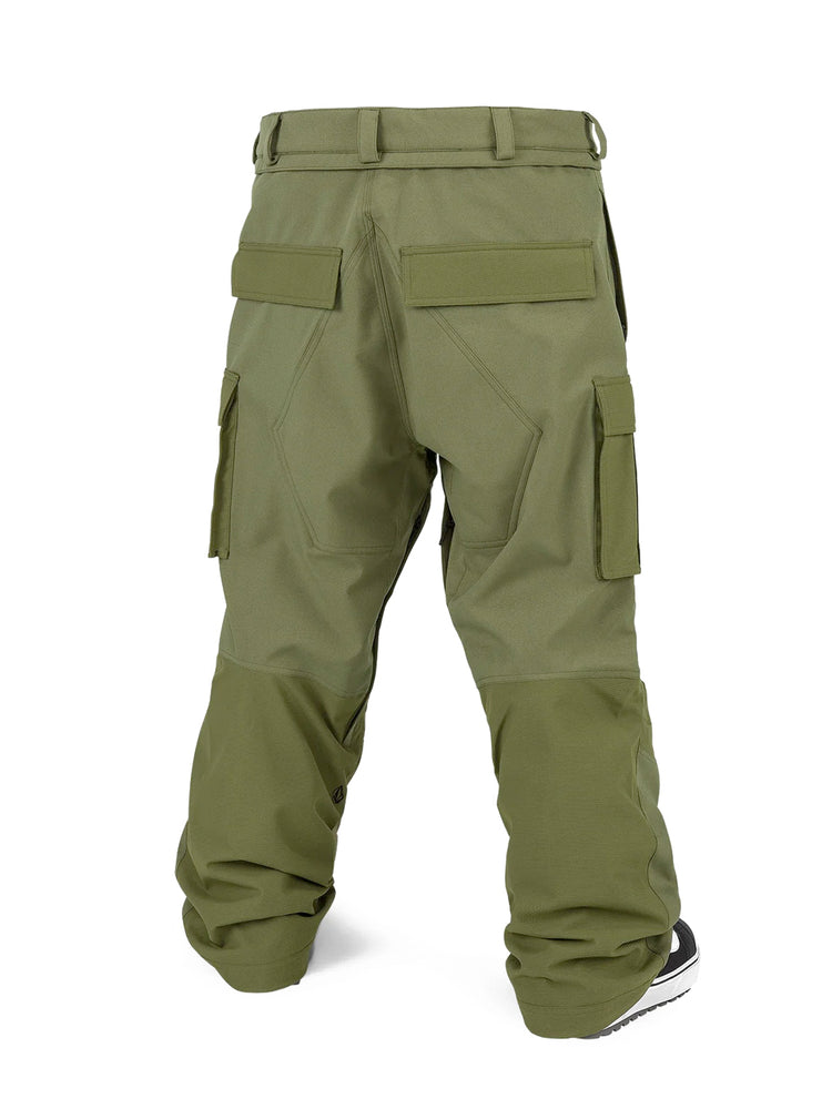 VOLCOM NWRK BAGGY SNOWBOARD PANT - MILITARY - 2024 SNOWBOARD PANTS