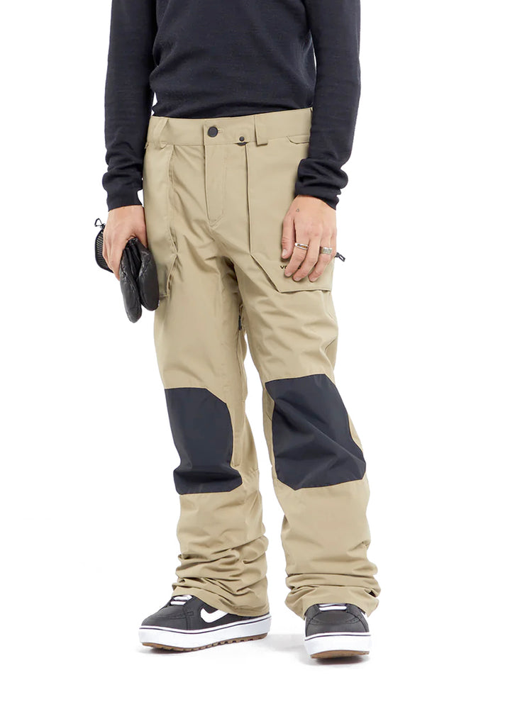 VOLCOM ROAN SNOWBOARD PANT - DARK KHAKI - 2024 DARK KHAKI SNOWBOARD PANTS