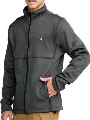 
                  
                    Load image into Gallery viewer, VOLCOM SNOWBOUND FULL ZIP FLEECE - BLACK - 2026
                  
                
