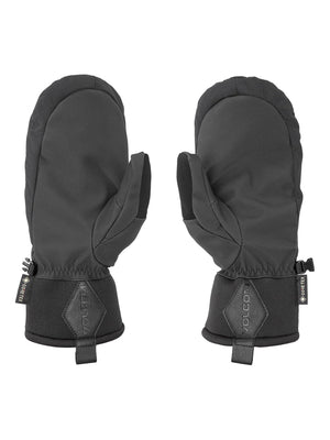 VOLCOM STAY DRY GORE TEX SNOWBOARD MITTS - BLACK - 2025 SNOWBOARD GLOVES