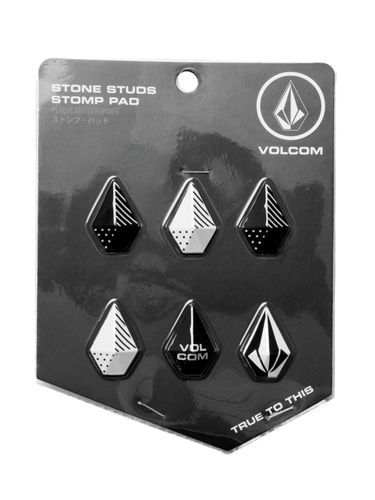 VOLCOM STONE STUDS STOMP PAD - BLACK WHITE BLACK WHITE SNOWBOARD ACCESSORIES