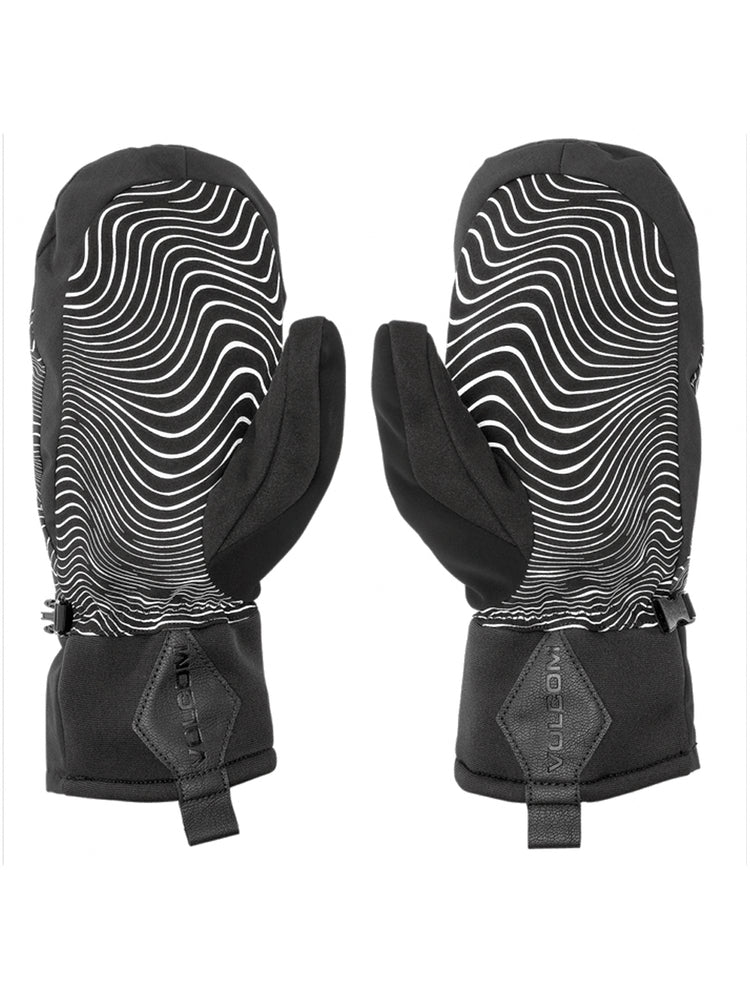 VOLCOM V.CO NYLE SNOWBOARD MITTS - BLACK PRINT - 2025 SNOWBOARD GLOVES