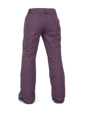
                  
                    Load image into Gallery viewer, VOLCOM WOMENS BRIDGER INSULATED SNOWBOARD PANT - BLACKBERRY - 2024 SNOWBOARD PANTS
                  
                