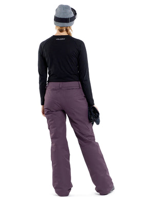 
                  
                    Load image into Gallery viewer, VOLCOM WOMENS BRIDGER INSULATED SNOWBOARD PANT - BLACKBERRY - 2024 SNOWBOARD PANTS
                  
                