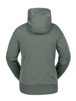 VOLCOM WOMENS RIDING HYDRO HOODIE - EUCALYPTUS - 2024 HOODIES